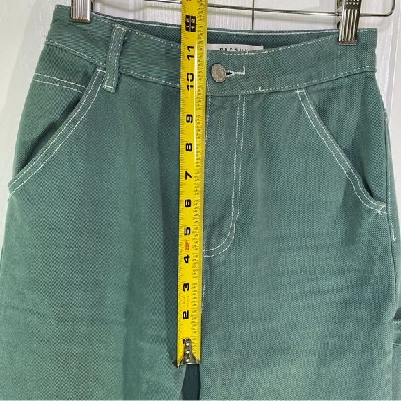 PacSun Teal Low Rise 90s Carpenter Pants Sz 23 - Picture 6 of 11